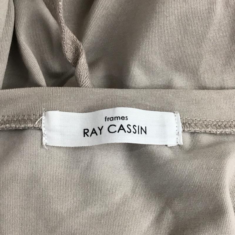 レイカズン Ray Cassin ワンピース ロングスカート 513-636080 フレンチスリーブ FREE 無地 灰 / グレー /  レディース USED 古着 中古 10115320