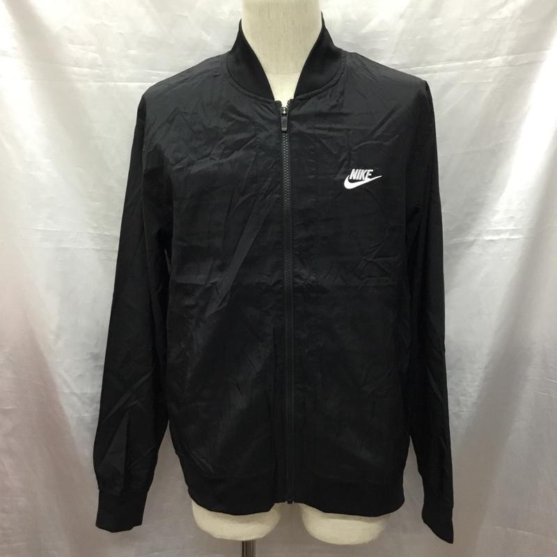 ナイキ NIKE ジャケット、上着 ジャンパー、ブルゾン ar2215-010 プレイヤーズウーブンジャケット ジップアップジャケット カジュアルジャケット L ロゴ、文字 黒 / ブラック /  メンズ USED 古着 中古 10121054