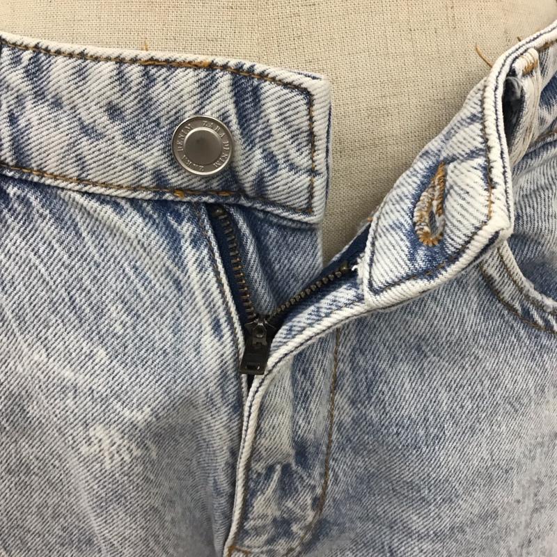 ザラ ZARA パンツ デニム、ジーンズ ハイウエスト ハイライズ 無地 青 / ブルー /  レディース USED 古着 中古 10116497