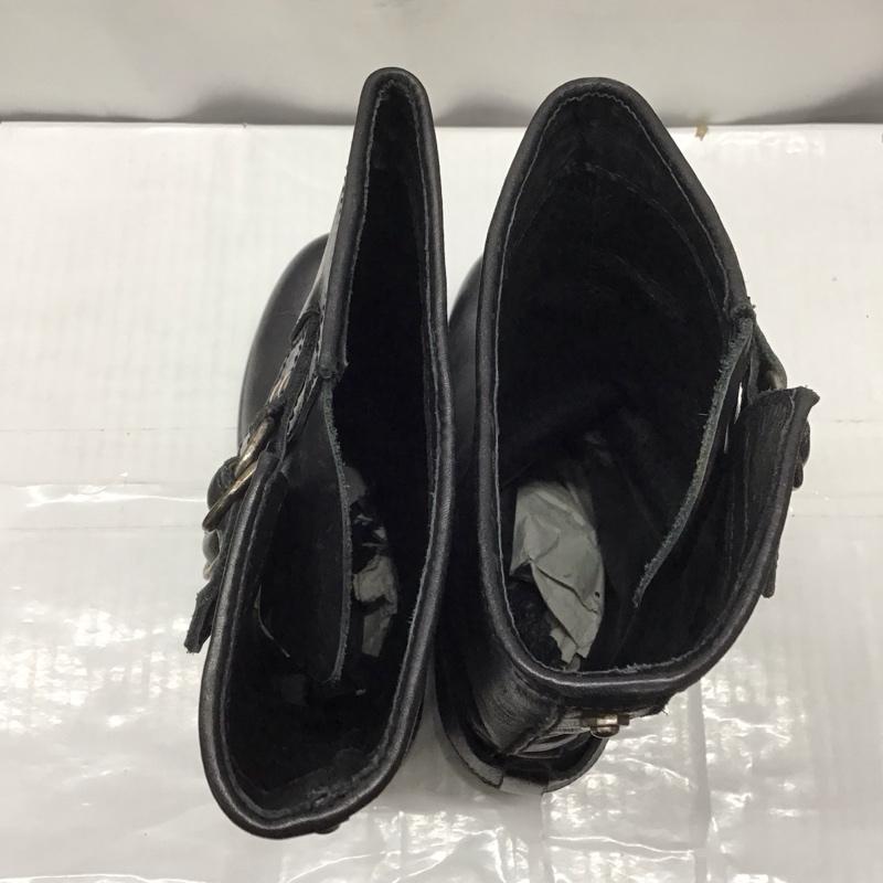 ディーゼル DIESEL ブーツ エンジニアブーツ 37 レザー 無地 黒 / ブラック /  レディース USED 古着 中古 10121056