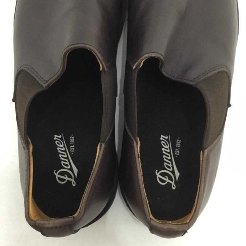 ダナー Danner ブーツ ショートブーツ D212111 ショートサイドゴアワークブーツ 7.5 無地 茶 / ブラウン /  メンズ USED 古着 中古 10142071