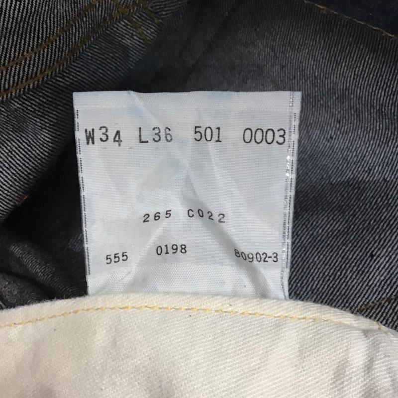 リーバイス Levi s パンツ デニム、ジーンズ 501xx 98年 USA製 BIG-E 34インチ 無地 インディゴ / インディゴ /  メンズ USED 古着 中古 10107831