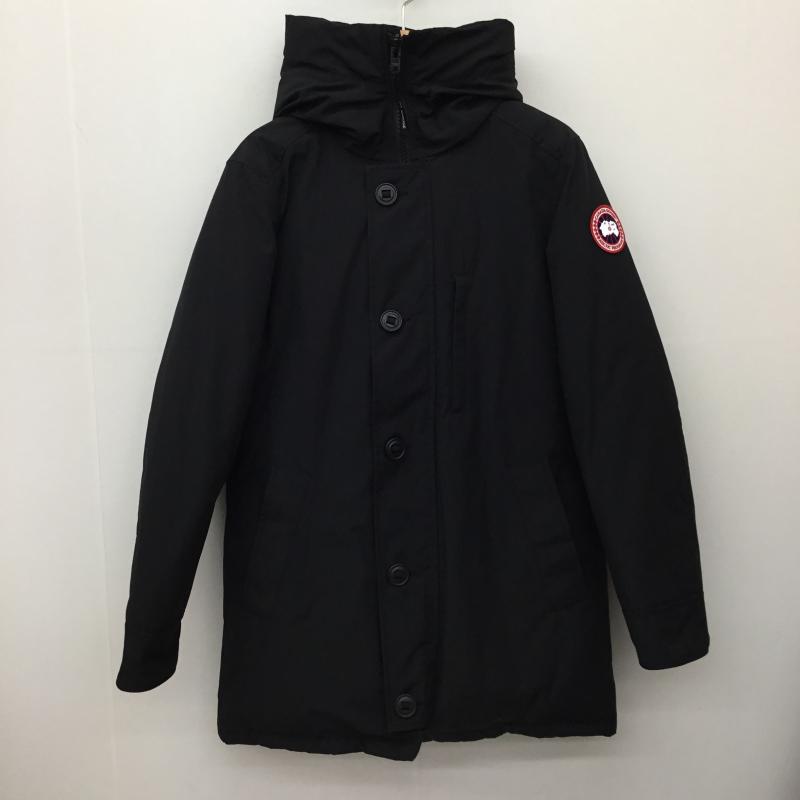 カナダグース CANADA GOOSE ジャケット、上着 ダウンジャケット Chateau Parka 2053M シャトー パーカー M ワンポイント 黒 / ブラック /  メンズ USED 古着 中古 10141531
