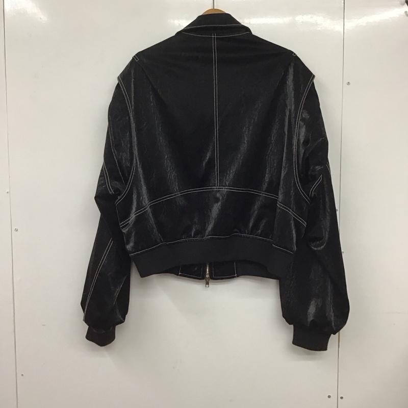 オウン OWN ジャケット、上着 ジャケット、ブレザー ジップアップジャケット アウター カラージャケット 無地 黒 / ブラック /  メンズ USED 古着 中古 10135490