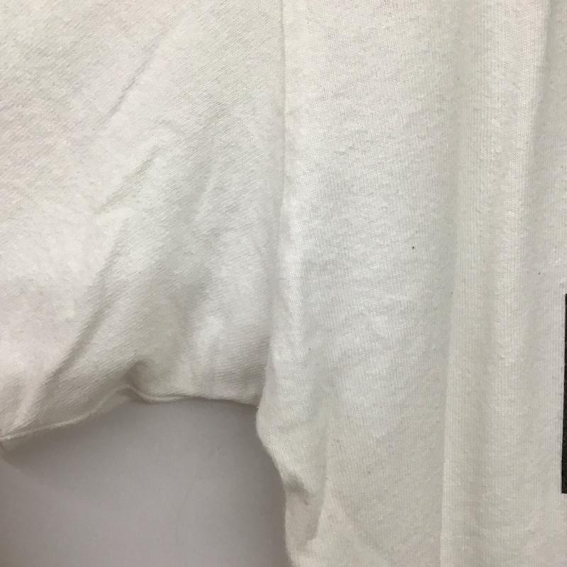 ステューシー STUSSY Tシャツ 半袖 半袖カットソー プリントTシャツ クルーネックカットソー XL プリント 白 / ホワイト /  メンズ USED 古着 中古 10132555
