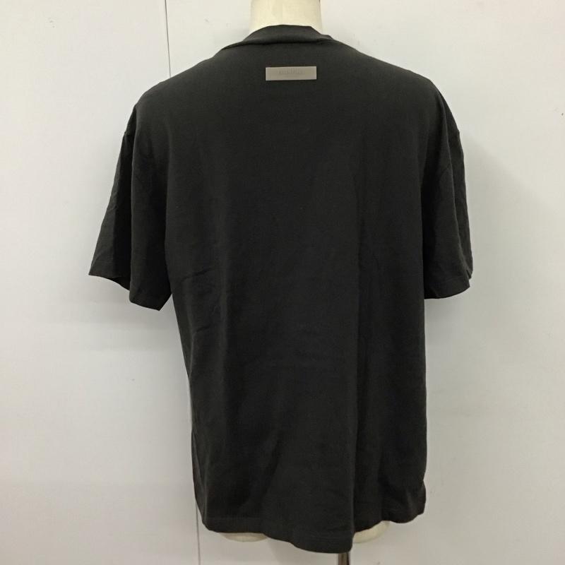 エッセンシャルズ ESSENTIALS Tシャツ 半袖 半袖カットソー プリントTシャツ クルーネックカットソー S ロゴ、文字 黒 / ブラック /  メンズ USED 古着 中古 10119927