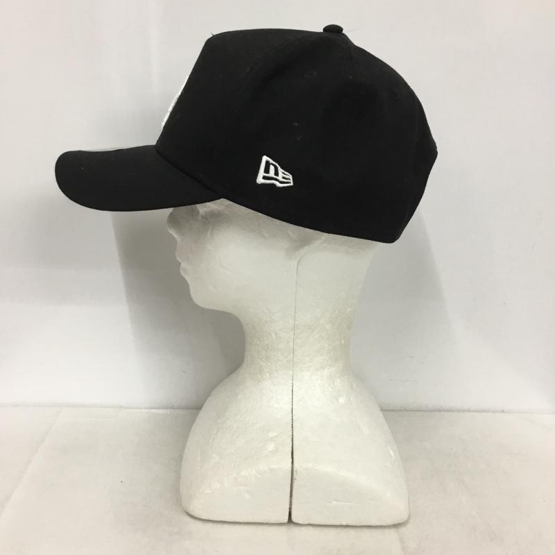 ニューエラ NEW ERA 帽子 キャップ LA ロサンゼルス ドジャース メジャーリーグ コットン ワッペン ロゴ、文字 黒 / ブラック /  メンズ USED 古着 中古 10141649