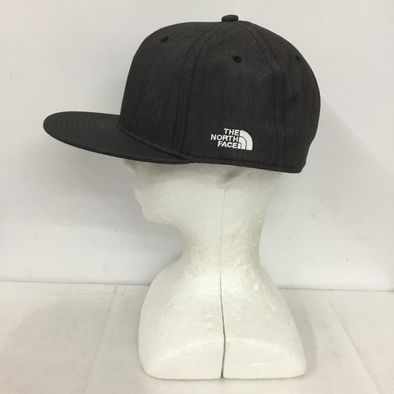 ザノースフェイス THE NORTH FACE 帽子 キャップ NN42130 NYLON DENIM CAP FREE ロゴ、文字 黒 / ブラック /  メンズ USED 古着 中古 10149870