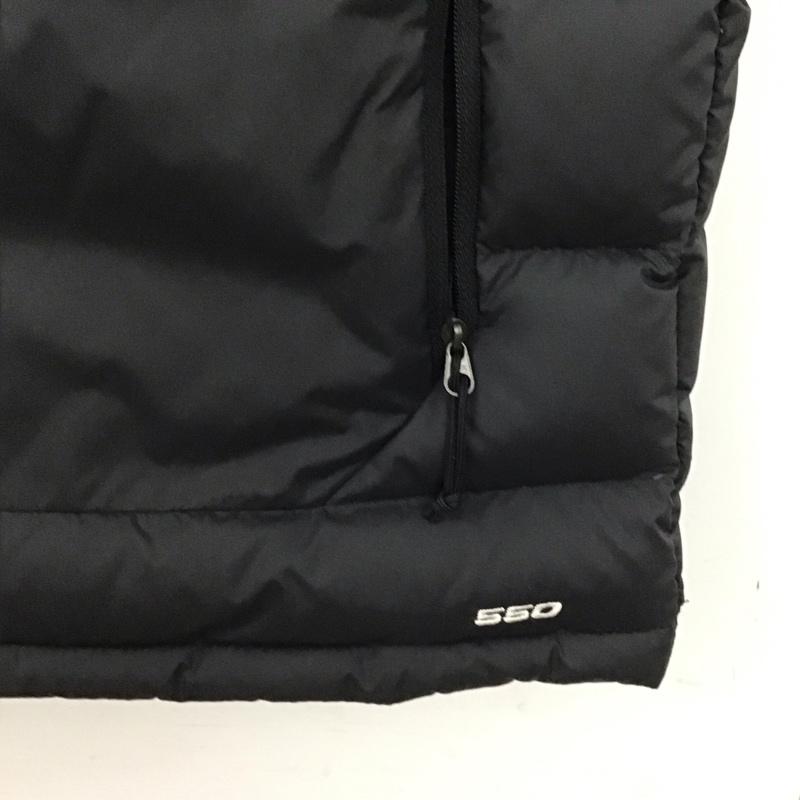ザノースフェイス THE NORTH FACE ベスト ベスト nd52116z ダウンベスト ジップアップジャケット ノースリーブカットソー S ロゴ、文字 黒 / ブラック /  メンズ USED 古着 中古 10146964