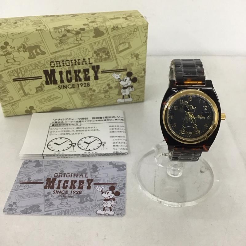 ディズニー Disney 腕時計 アナログ（クォーツ式） TOR-OLDMCK-04BK ミッキーマウス ウォッチ キャラクター マルチカラー / マルチカラー /  レディース USED 古着 中古 10145087