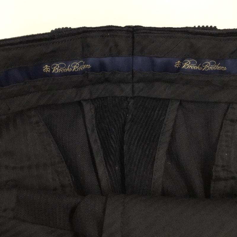 ブルックスブラザーズ BROOKS BROTHERS ボトムス ボトムス コーデュロイパンツ サンタ クリスマス トナカイ 33インチ 無地 黒 / ブラック /  メンズ USED 古着 中古 10111454