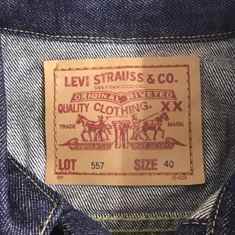 リーバイストラウスアンドコー Levi Strauss & co. ジャケット、上着 ジャケット、ブレザー Gジャン デニムジャケット アウター カジュアルジャケット 40 無地 インディゴ / インディゴ /  メンズ USED 古着 中古 10107791