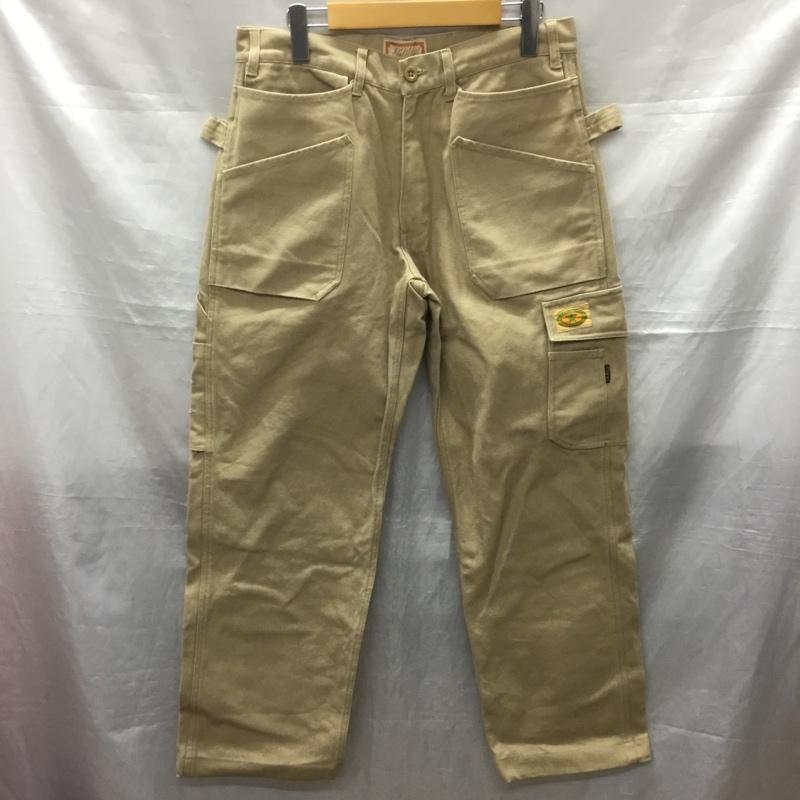 カールヘルム KARLHELMUT パンツ ワークパンツ、ペインターパンツ ワークパンツ ワイドパンツ カジュアルパンツ L 無地 ベージュ / ベージュ /  メンズ USED 古着 中古 10122267