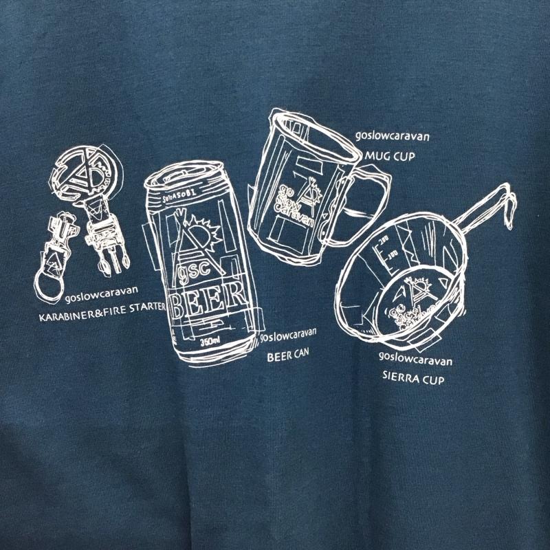 ゴースローキャラバン go slow caravan Tシャツ 半袖 4 ロゴ、文字 X プリント マルチカラー / マルチカラー /  メンズ USED 古着 中古 10130168