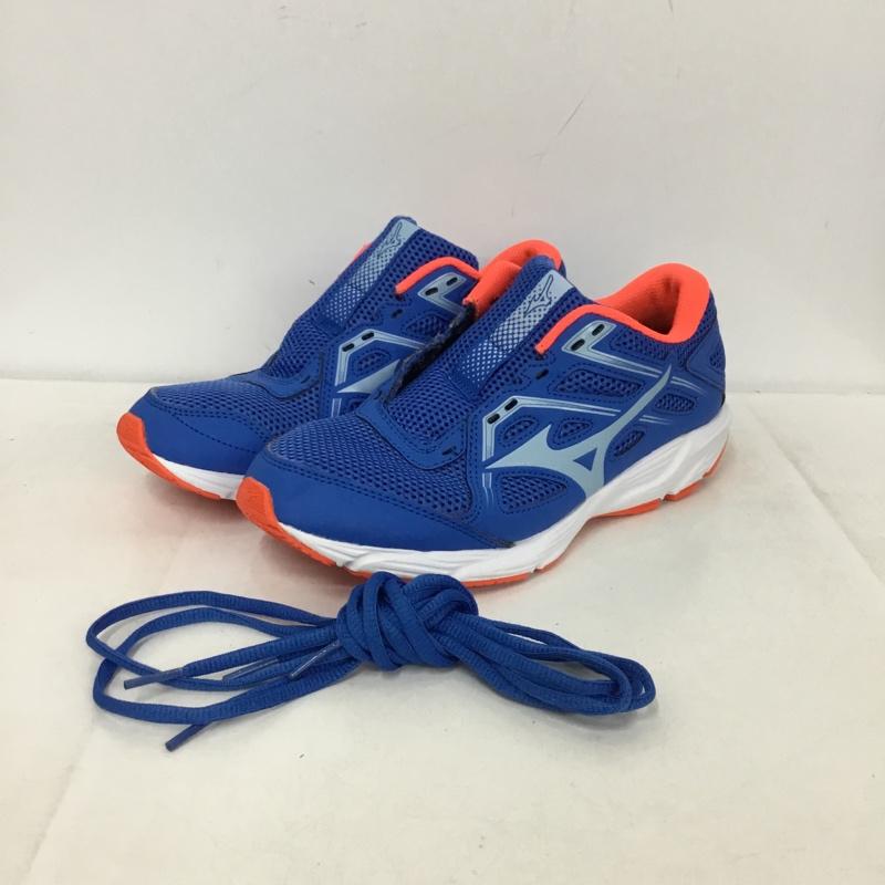 ミズノ MIZUNO スニーカー スニーカー FLV0722 ランニングシューズ 23cm 23.0cm  青 / ブルー / X 橙 / オレンジ /  レディース USED 古着 中古 10149433