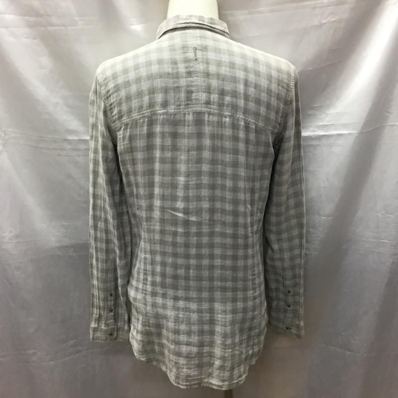 ディーゼル DIESEL シャツ、ブラウス 長袖 長袖シャツ カラーシャツ 長袖カットソー チェックシャツ S チェック 灰 / グレー /  メンズ USED 古着 中古 10117685