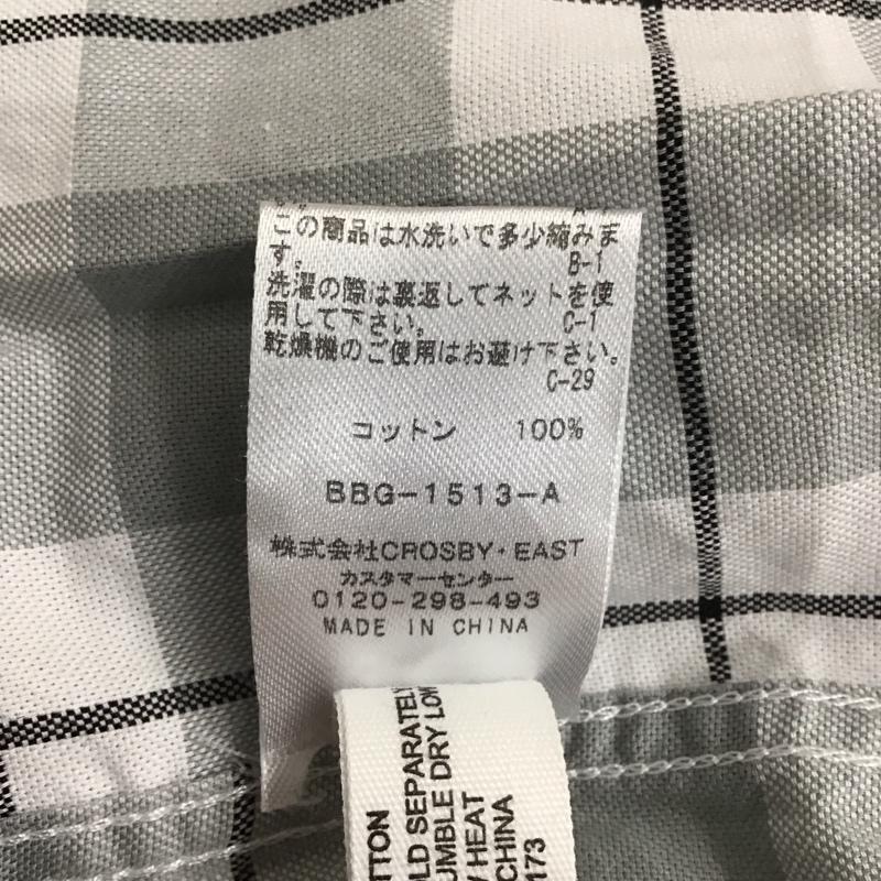 サタデーズサーフニューヨークシティー SATURDAYS SURF NYC シャツ、ブラウス 半袖 ボタンダウン 胸ポケット XS チェック 白 / ホワイト / X 灰 / グレー / X 黒 / ブラック /  メンズ USED 古着 中古 10113086