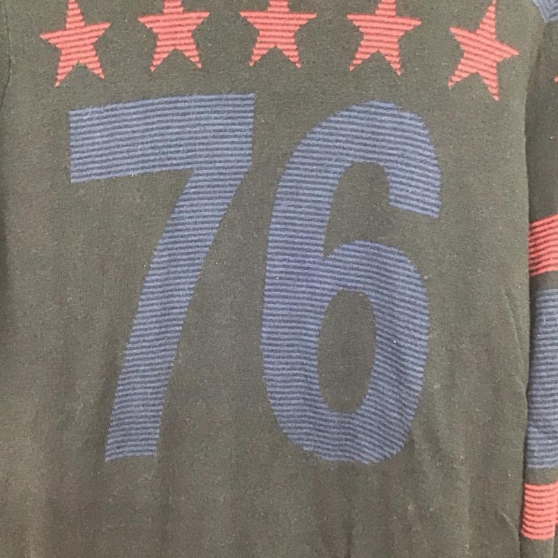 ヒステリックグラマー HYSTERIC GLAMOUR ニット、セーター 長袖 長袖ニットカットソー ニット セーター クルーネックニット M 無地 マルチカラー / マルチカラー /  メンズ USED 古着 中古 10117908