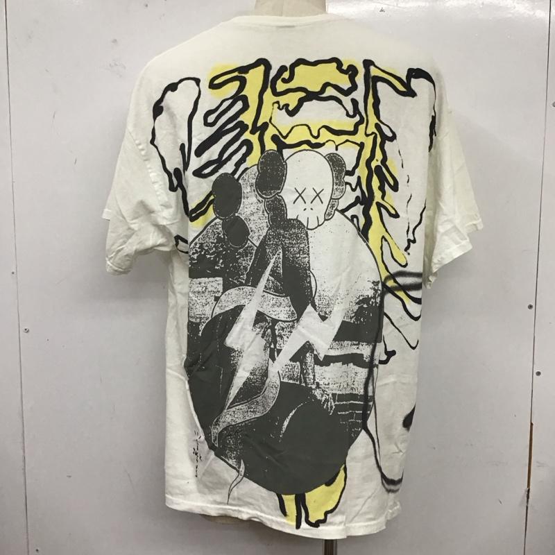 カウズ KAWS Tシャツ 半袖 半袖カットソー プリントTシャツ クルーネックカットソー L プリント マルチカラー / マルチカラー /  メンズ USED 古着 中古 10119301