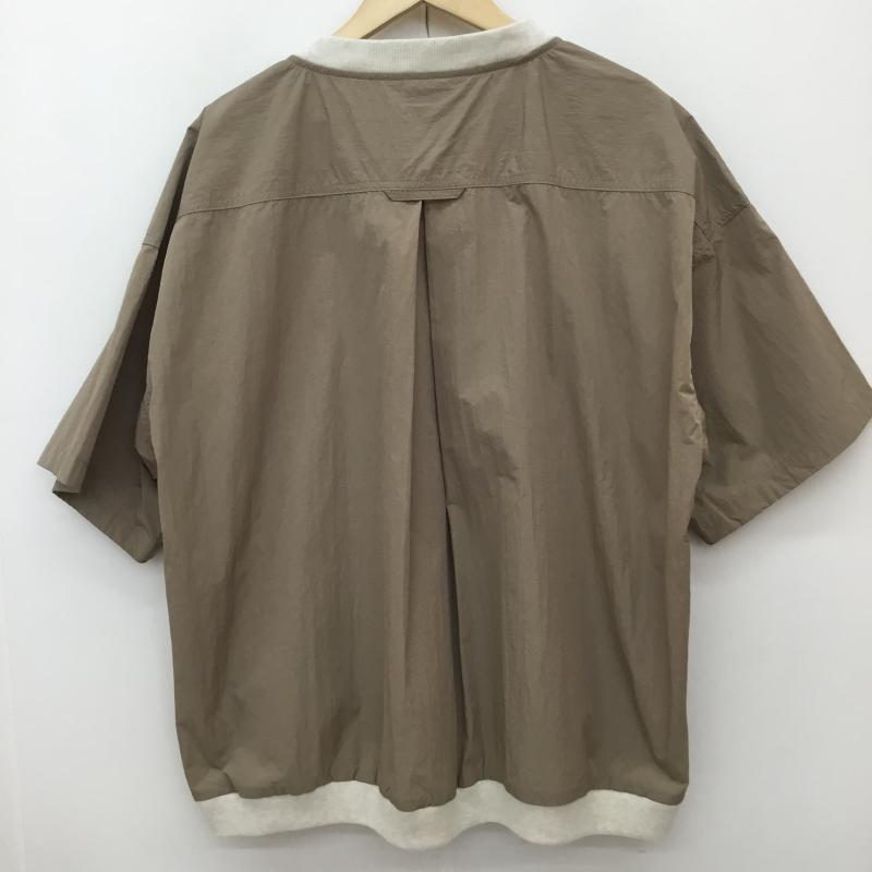 ハリウッドランチマーケット H.R MARKET カットソー 半袖 ハリウッドランチマーケット　ナイロンTシャツ 3 無地 茶 / ブラウン / X ベージュ / ベージュ /  メンズ USED 古着 中古 10125398