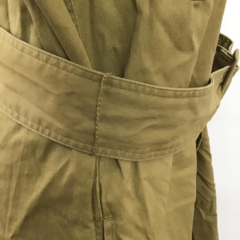 ポロラルフローレン POLO RALPH LAUREN ワンピース ロングスカート シャツロングワンピース 長袖ワンピース カジュアルロングワンピース ウエストベルト 0 無地 ベージュ / ベージュ /  レディース USED 古着 中古 10105860
