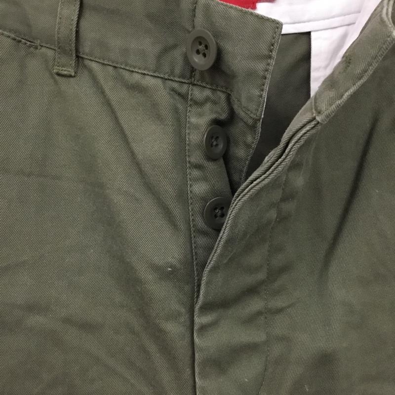 シュプリーム Supreme パンツ ショートパンツ ボタンフライハーフパンツ ショートパンツ カジュアルパンツ 30インチ 無地 カーキ / カーキ /  メンズ USED 古着 中古 10120646