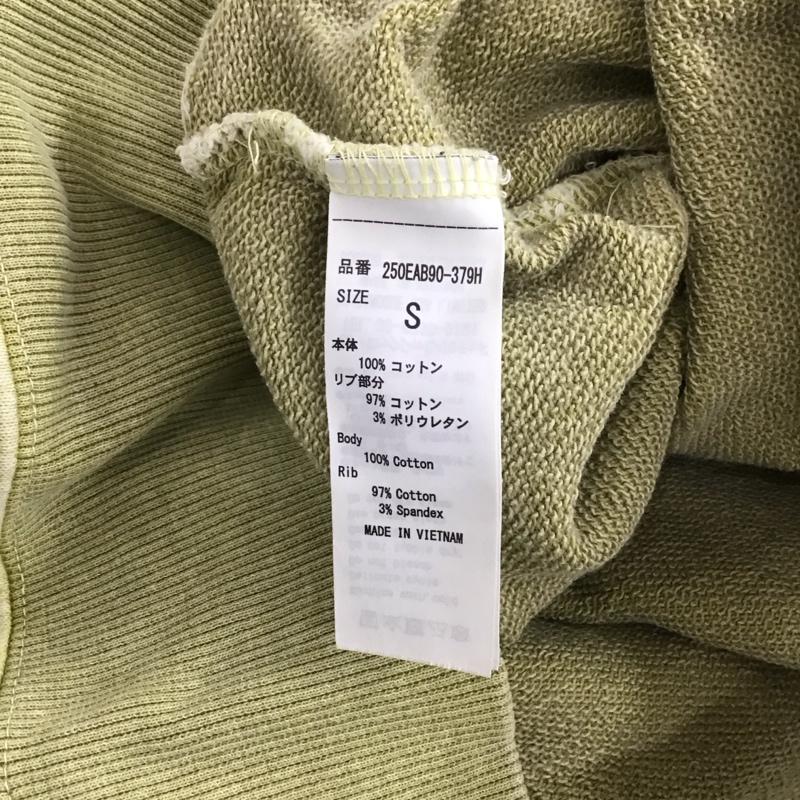 アズールバイマウジー AZUL BY MOUSSY トレーナー 長袖 S 無地 黄緑 / イエローグリーン /  レディース USED 古着 中古 10140420
