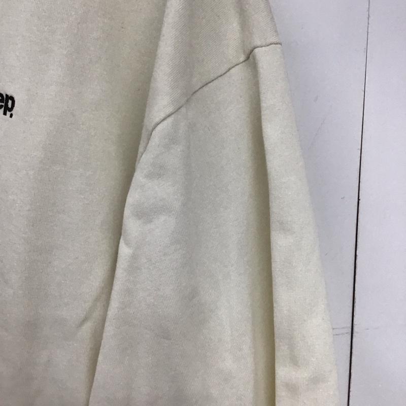 古着 USED Tシャツ 長袖 JP171135C08 ヘビーコットン ロングスリーブ Tシャツ Jeep ロンT L ロゴ、文字 アイボリー / アイボリー /  メンズ USED 古着 中古 10146337