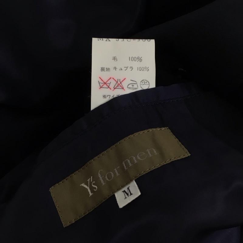 ワイズフォーメン Y s for men ジャケット、上着 ジャケット、ブレザー ジャケット アウター カラージャケット M 無地 紺 / ネイビー /  メンズ USED 古着 中古 10149937