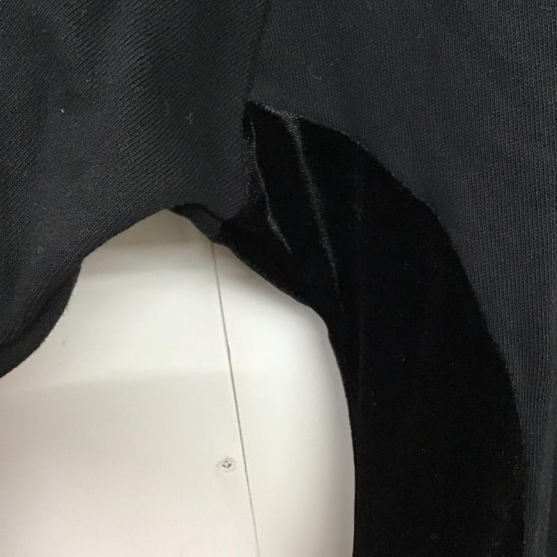 スライ SLY ワンピース ミニスカート 030AAM83-0150 パッチワークスウェットワンピース 2 無地 黒 / ブラック /  レディース USED 古着 中古 10129830