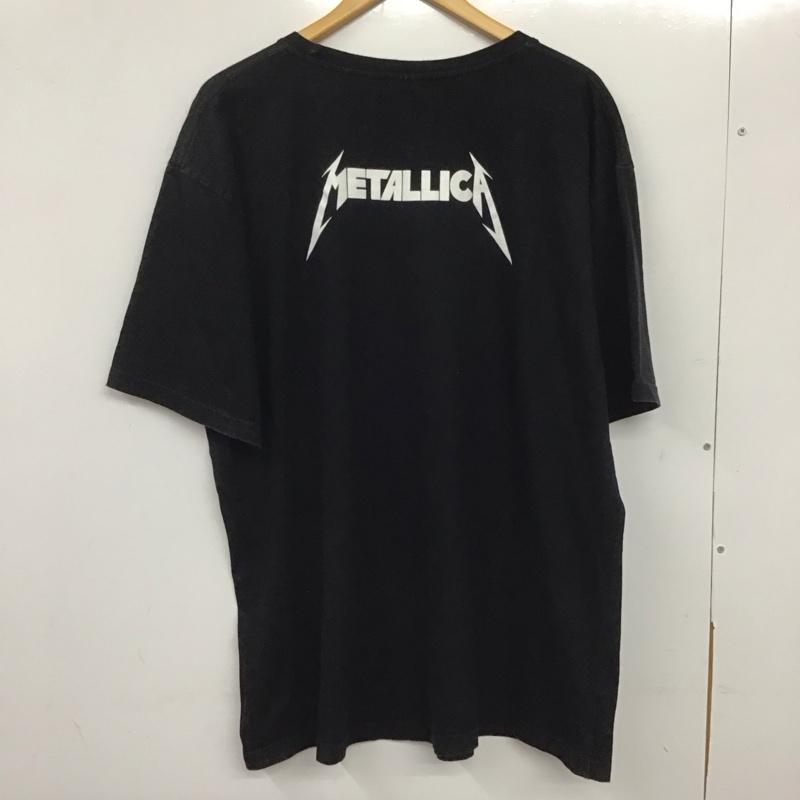古着 USED Tシャツ 半袖 半袖カットソー プリントTシャツ クルーネックカットソー XXL プリント 黒 / ブラック /  メンズ USED 古着 中古 10138195
