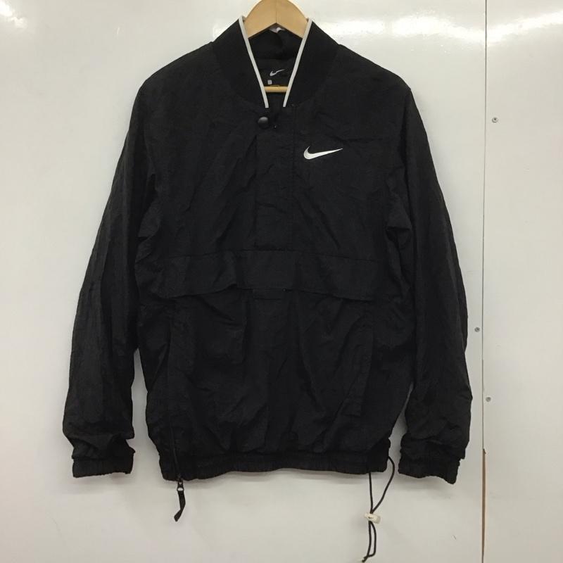 ナイキ NIKE ジャケット、上着 ジャケット、ブレザー cn5302-010 アノラック ナイロンジャケット アウター S ロゴ、文字 黒 / ブラック /  メンズ USED 古着 中古 10139293
