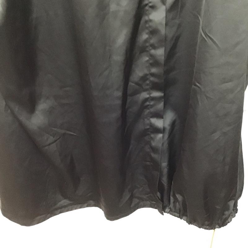 ローフ loaf ワンピース ロングスカート 595006-172O アシンメトリーワンピース 半袖 ONE SIZE 無地 黒 / ブラック /  レディース USED 古着 中古 10143083