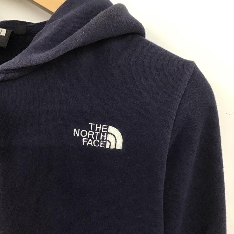 ザノースフェイス THE NORTH FACE パーカー 長袖 ジップパーカー 150cm 無地 紺 / ネイビー /  ボーイズ USED 古着 中古 10140369
