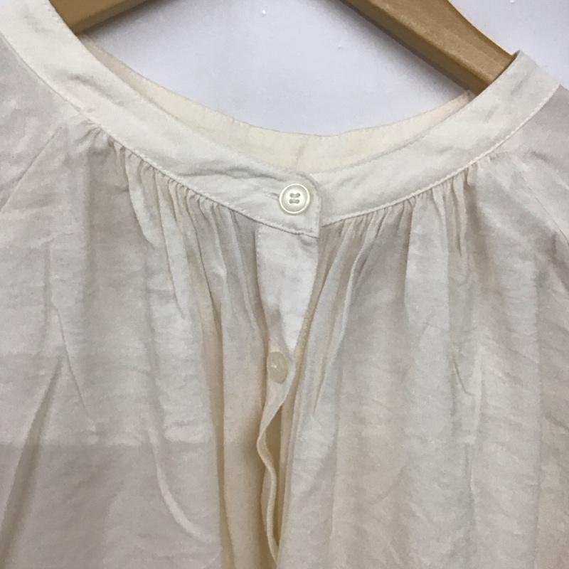 ローリーズファーム LOWRYS FARM シャツ、ブラウス 長袖 FREE 無地 アイボリー / アイボリー /  レディース USED 古着 中古 10143993
