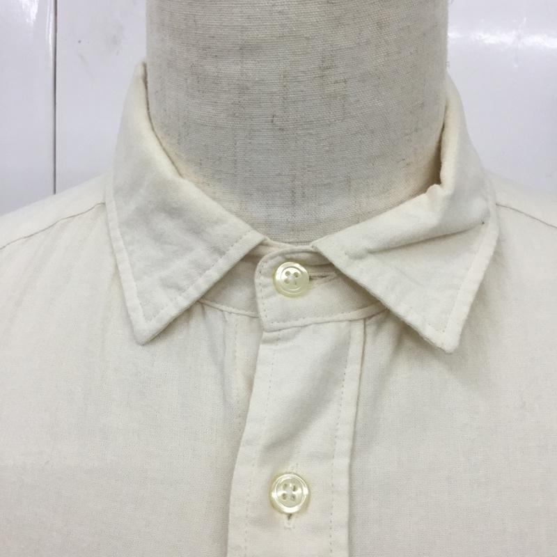 古着 USED シャツ、ブラウス 長袖 S1312-SS703 shares 3 ワンポイント アイボリー / アイボリー /  メンズ USED 古着 中古 10117667