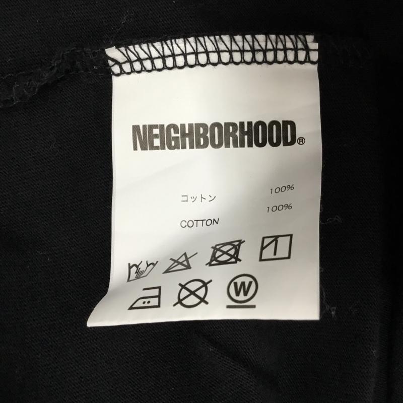 ネイバーフッド NEIGHBORHOOD Tシャツ 半袖 半袖カットソー プリントTシャツ クルーネックカットソー S ロゴ、文字 黒 / ブラック /  メンズ USED 古着 中古 10114604