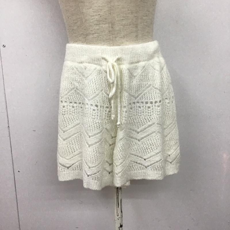 ジェラートピケ gelato pique ウェア ウェア PWNT182062 ルームウェア ガウン カーディガン ニットパンツ ショートパンツ セット FREE  白 / ホワイト /  レディース USED 古着 中古 10147164