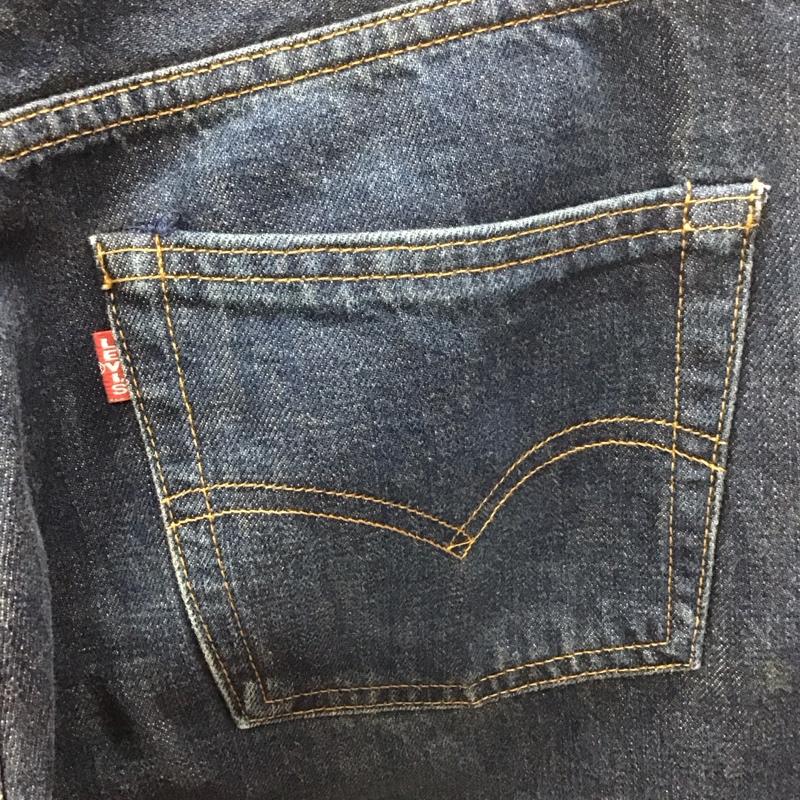 リーバイストラウスアンドコー Levi Strauss & co. パンツ デニム、ジーンズ デニムパンツ ストレートパンツ ワイドパンツ カジュアルパンツ 32インチ 無地 インディゴ / インディゴ /  メンズ USED 古着 中古 10113577