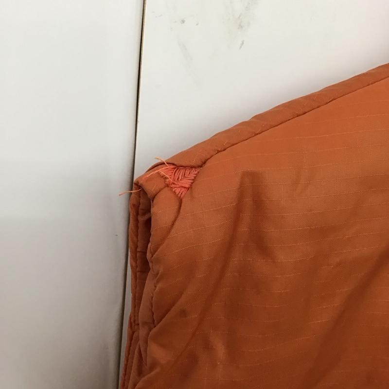ザノースフェイス THE NORTH FACE ベスト ベスト ダウンベスト ノースリーブ 前ボタン 70s 80s L 無地 橙 / オレンジ /  メンズ USED 古着 中古 10129873