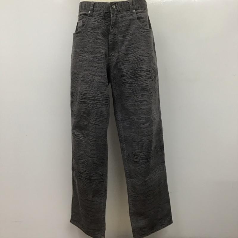 ペレペレ PELLEPELLE パンツ デニム、ジーンズ デニムパンツ ワーカージーンズ カジュアルパンツ ストレートパンツ 36 総柄 灰 / グレー /  メンズ USED 古着 中古 10112072