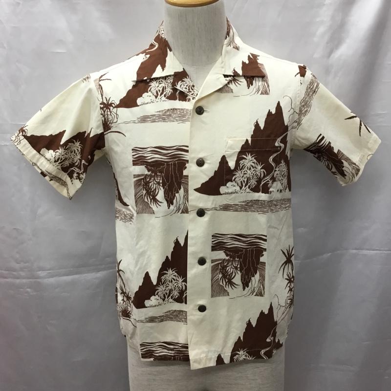 サンサーフ SUN SURF シャツ、ブラウス 半袖 アロハシャツ XS 総柄 アイボリー / アイボリー /  メンズ USED 古着 中古 10108693