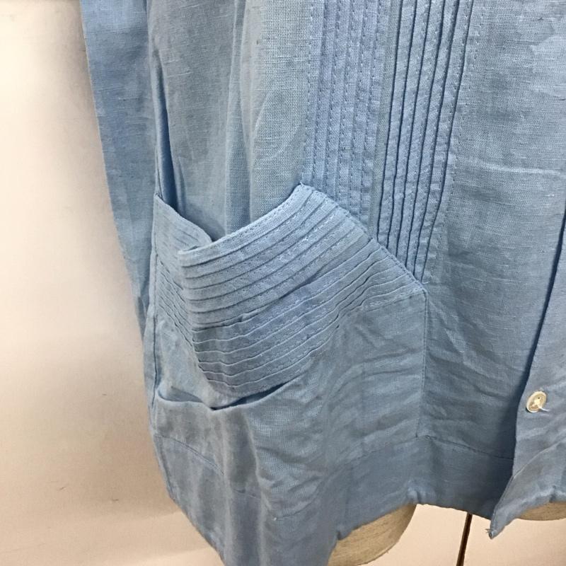 フリークスストア FREAK S STORE シャツ、ブラウス 半袖 M 無地 水色 / ライトブルー /  メンズ USED 古着 中古 10128315