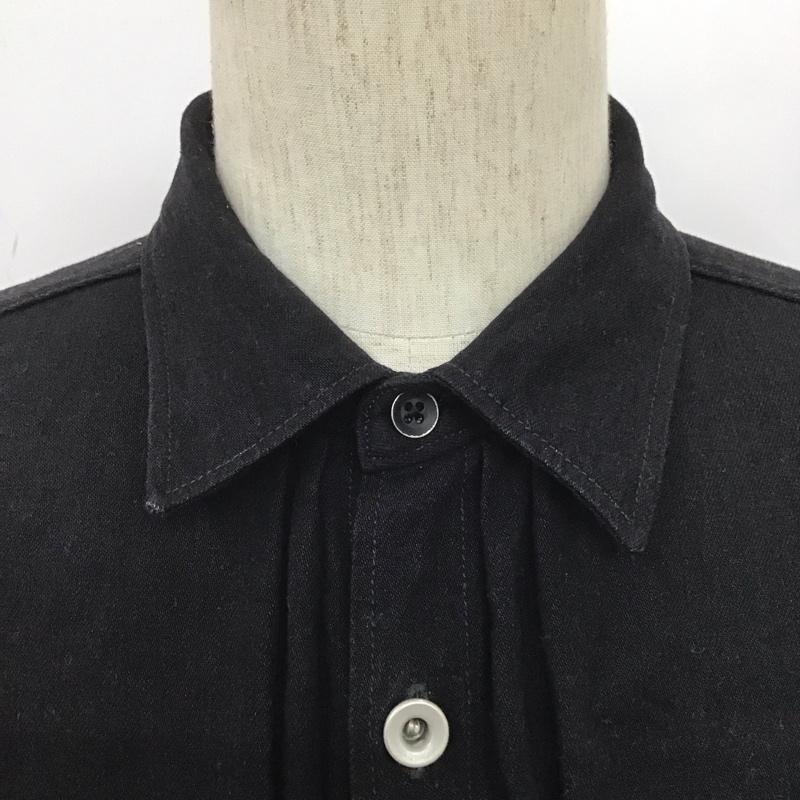 エフオービーファクトリー FOB FACTORY ジャケット、上着 ジャケット、ブレザー F3484 セルヴィッチデニムコールマイナーシャツ 長袖シャツジャケット カラージャケット 3 無地 黒 / ブラック /  メンズ USED 古着 中古 10107127