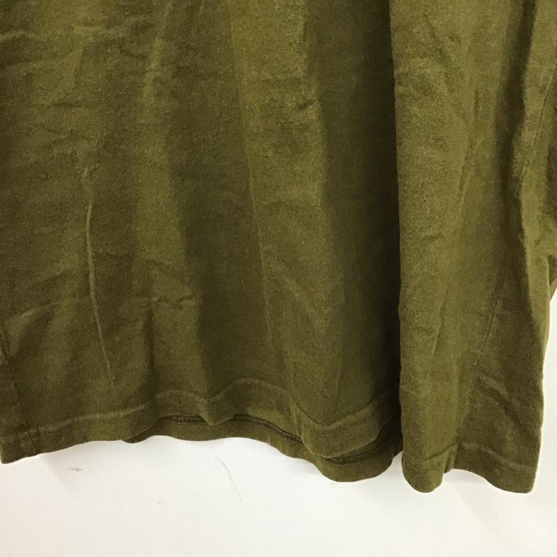 パタゴニア patagonia Tシャツ 半袖 半袖カットソー プリントTシャツ クルーネックカットソー S ロゴ、文字 カーキ / カーキ /  メンズ USED 古着 中古 10130466