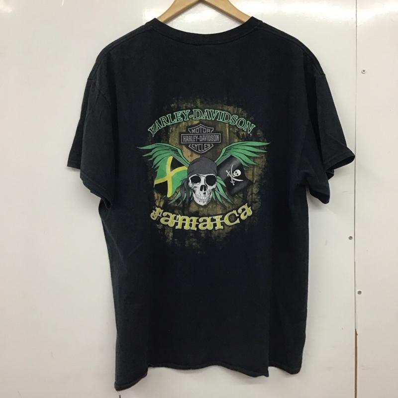ハーレーダビッドソン Harley-Davidson Tシャツ 半袖 L プリント ダークグレー / ダークグレー /  メンズ USED 古着 中古 10150875