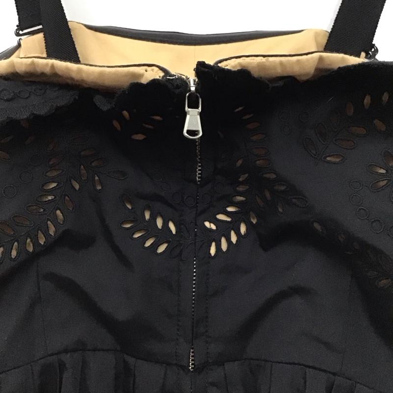 マークバイマークジェイコブス MARC by MARC JACOBS ワンピース ひざ丈スカート 0 無地 黒 / ブラック /  レディース USED 古着 中古 10130061