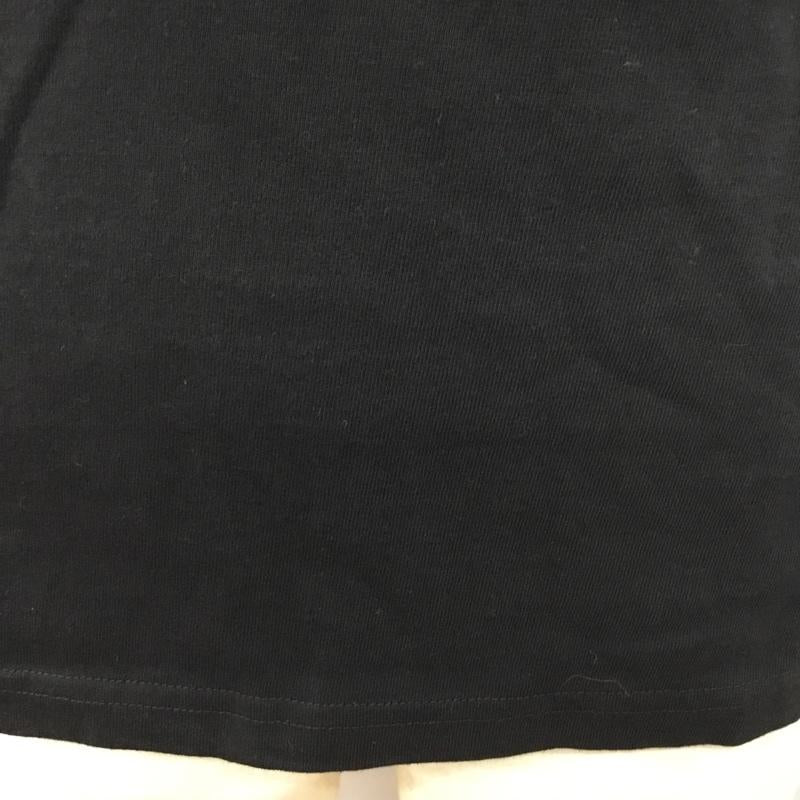 ニコアンドベーシック niko and... BASIC Tシャツ 半袖 半袖カットソー プリントTシャツ Vネックカットソー M 無地 黒 / ブラック /  メンズ USED 古着 中古 10114357