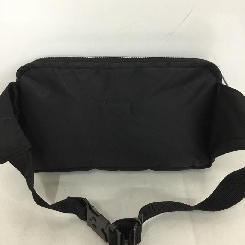 ポーター PORTER ウエストバッグ ウエストバッグ タンカー ヒップバッグ ボディバッグ ロゴ、文字 黒 / ブラック /  メンズ USED 古着 中古 10141662