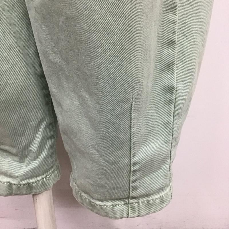 ザラ ZARA パンツ デニム、ジーンズ 6147 159 982 ハイウエスト カラーデニム 無地 薄緑 / ライトグリーン /  レディース USED 古着 中古 10109722
